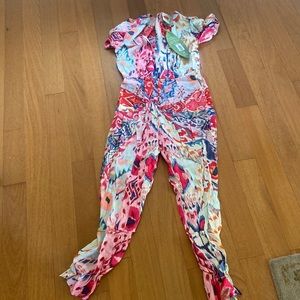 Farm Rio patterned jumpsuit